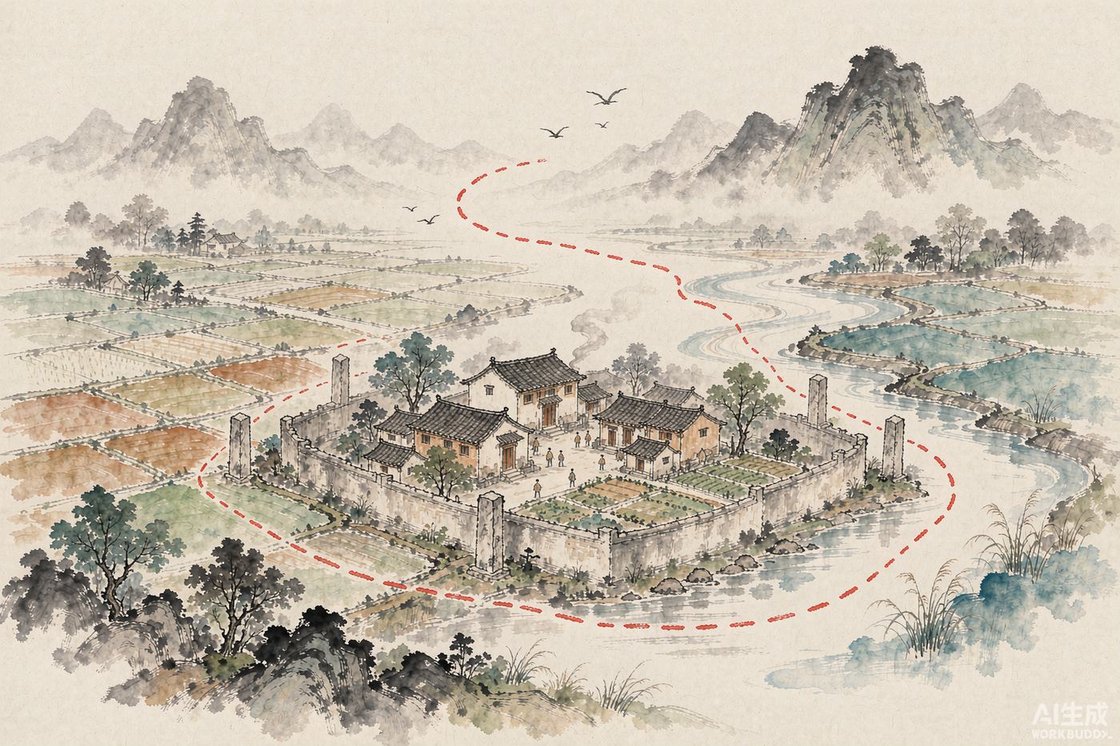 水墨风插画