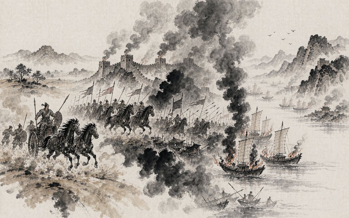 水墨风插画