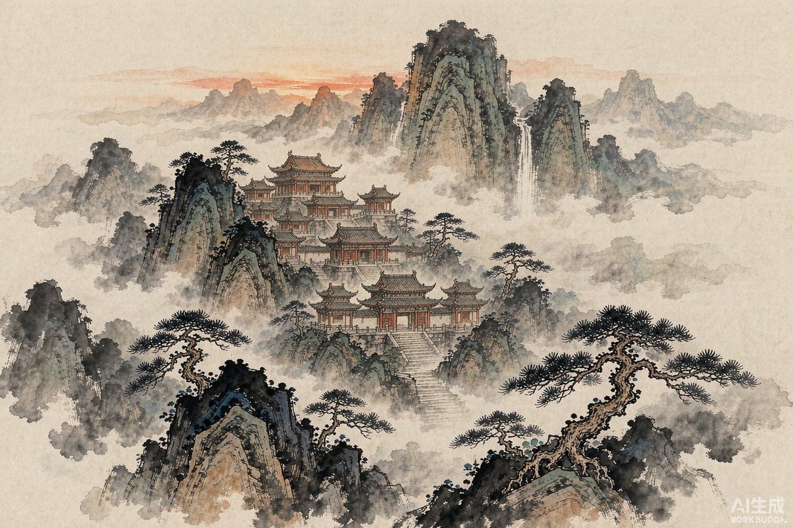 水墨风插画